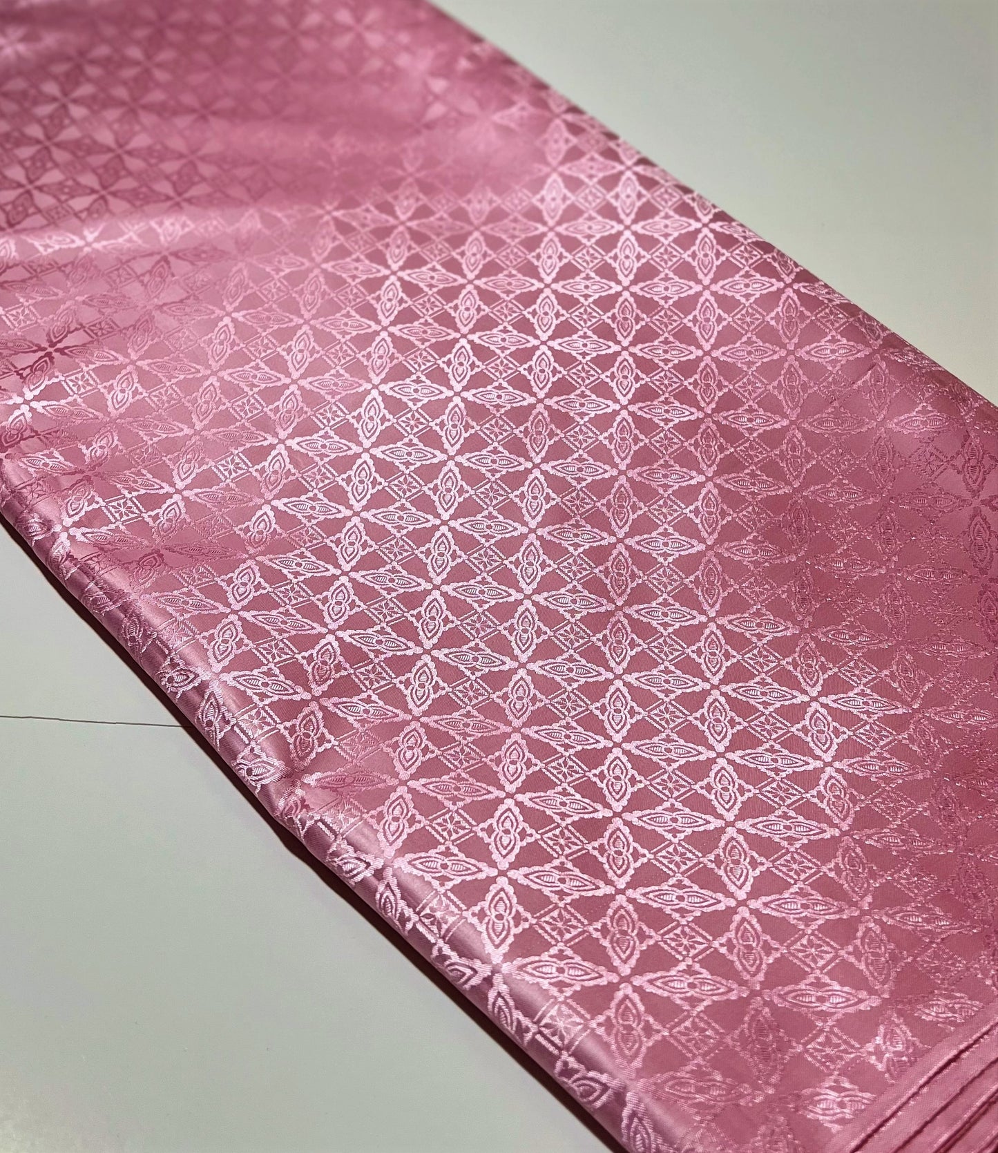 Pink Jacquard Specialty Fabric