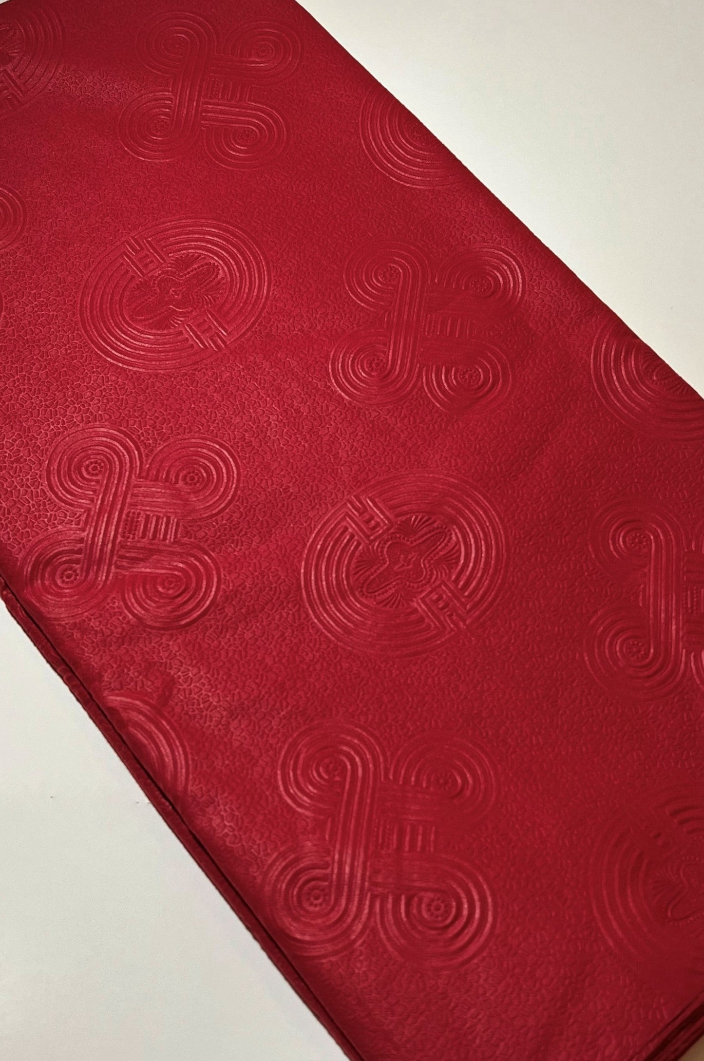 Deep Red Specialty Brissi Fabric