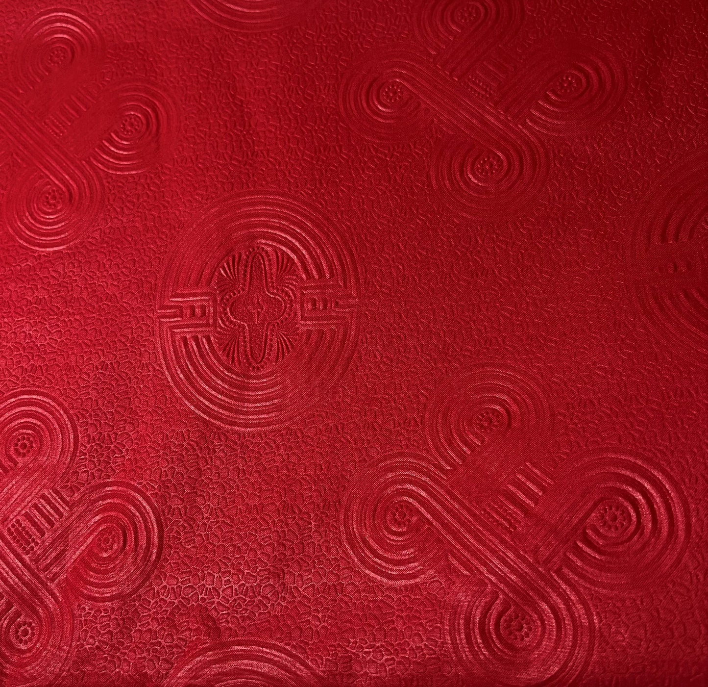 Deep Red Specialty Brissi Fabric