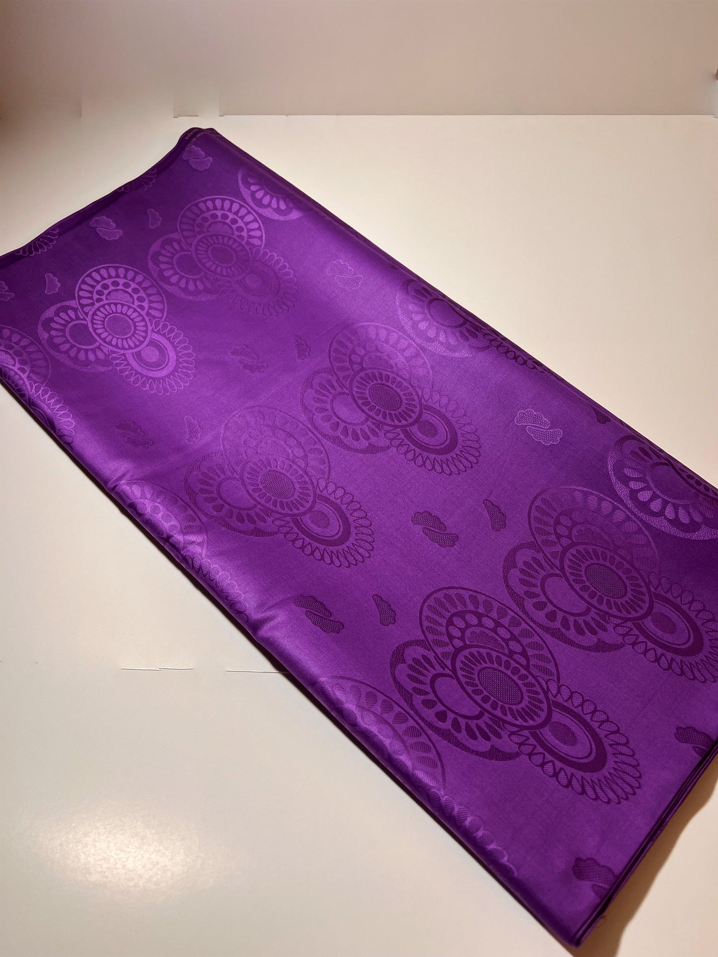 Purple Brocade Specialty Fabric