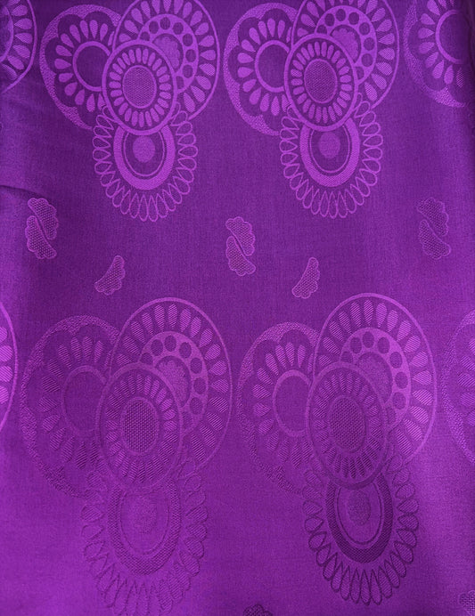 Purple Brocade Specialty Fabric