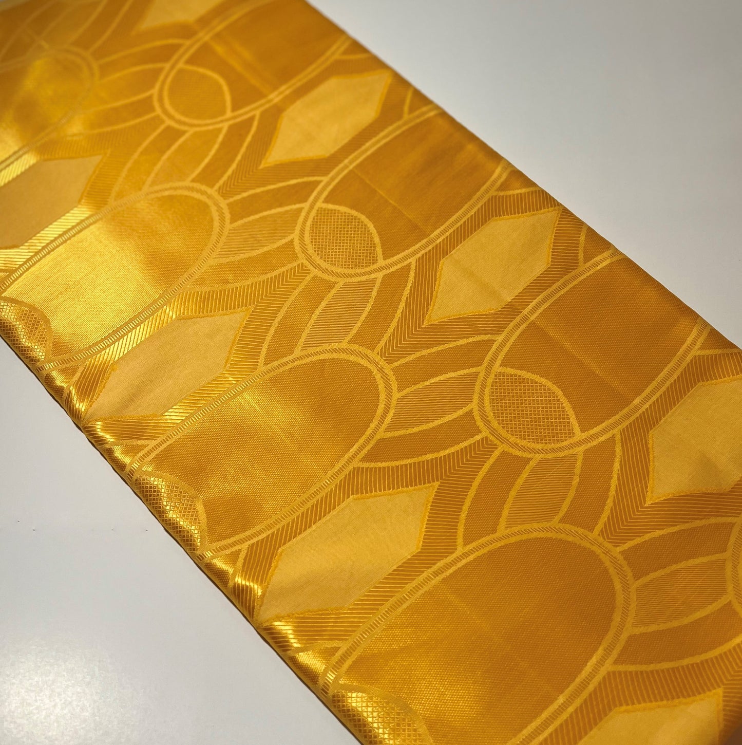 Yellow Brocade Specialty Fabric