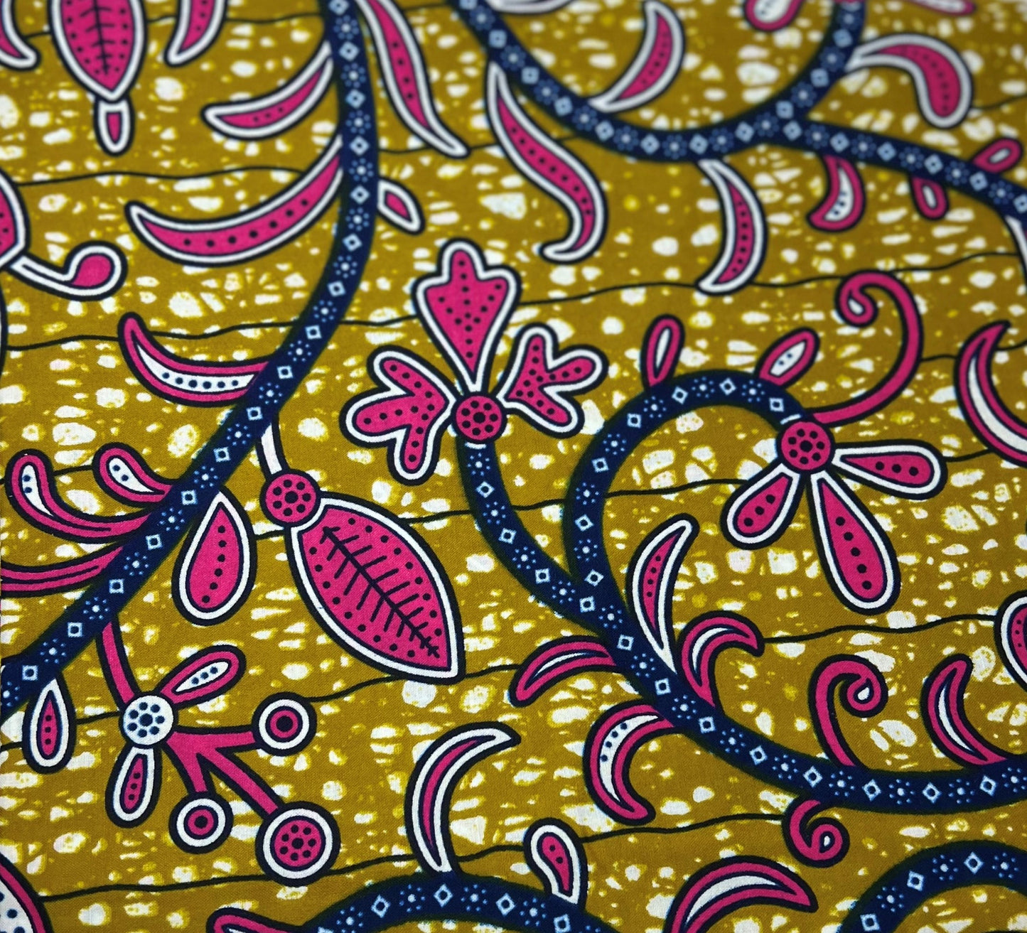 Pink Paisley Fabric