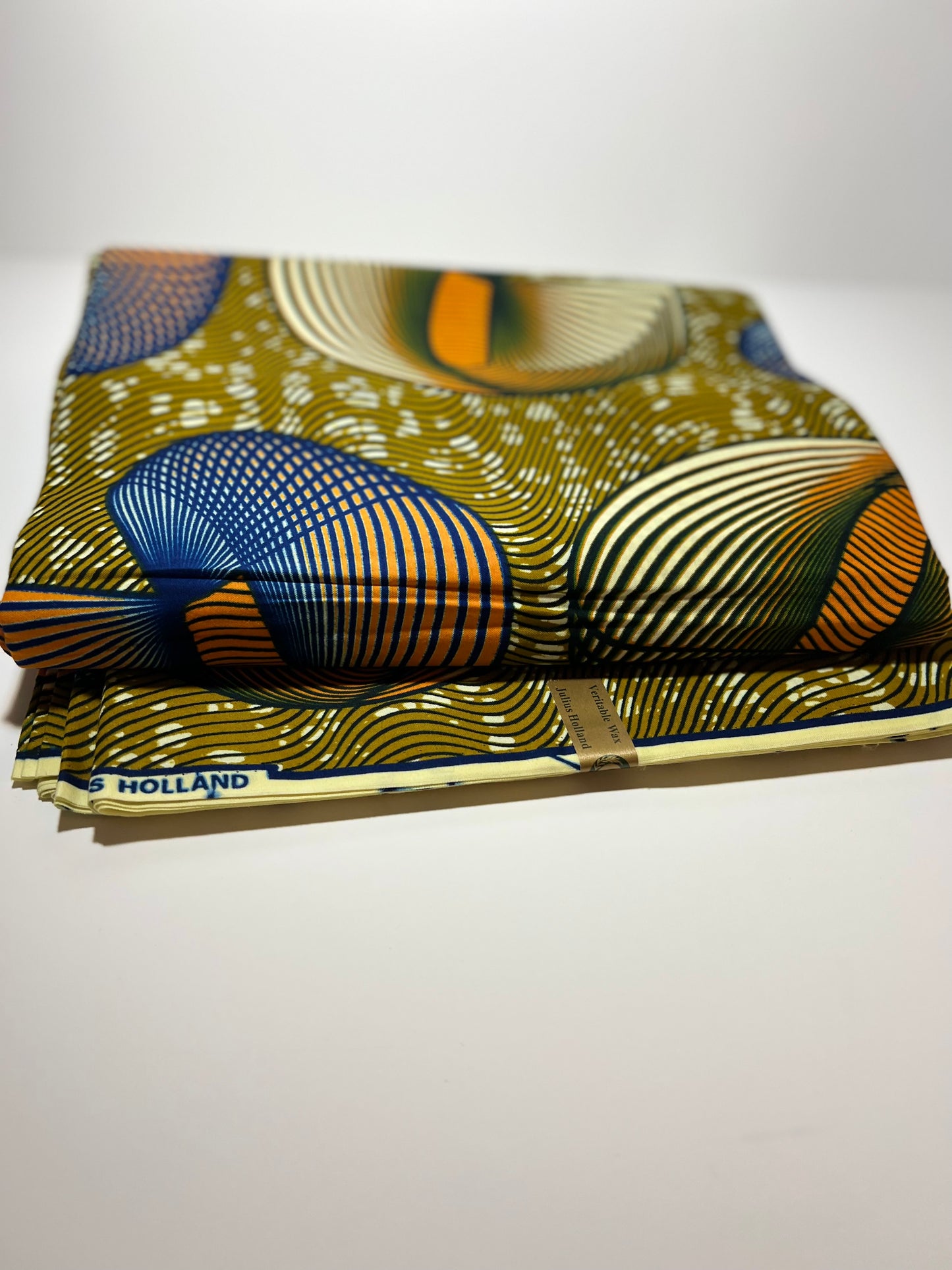 Brown, Orange, & Blue Slinky Fabric – annaka2fabrics