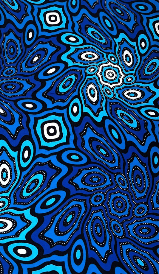 Blue Ring Fabric