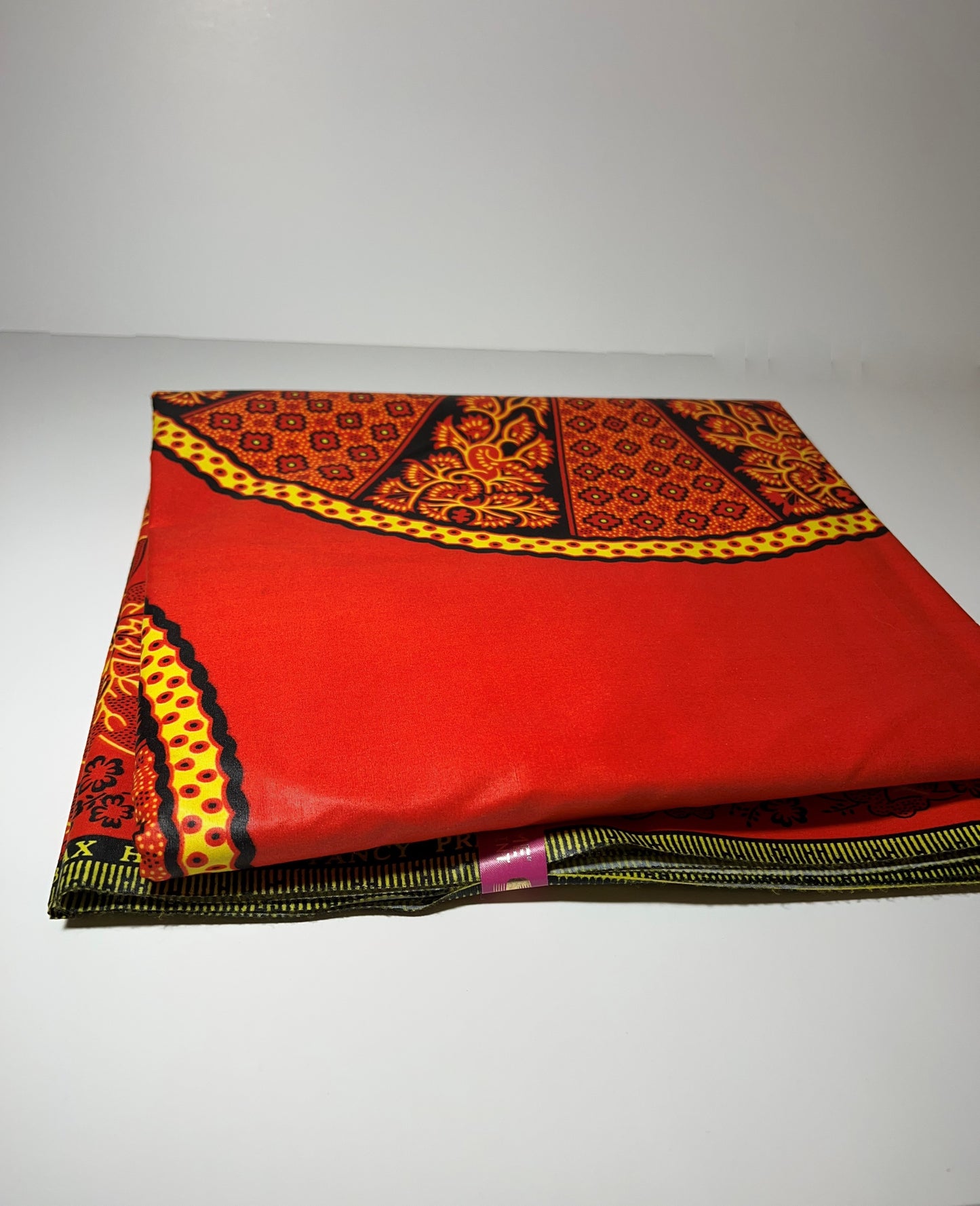 Red, Black, and Yellow Imperial Fabric